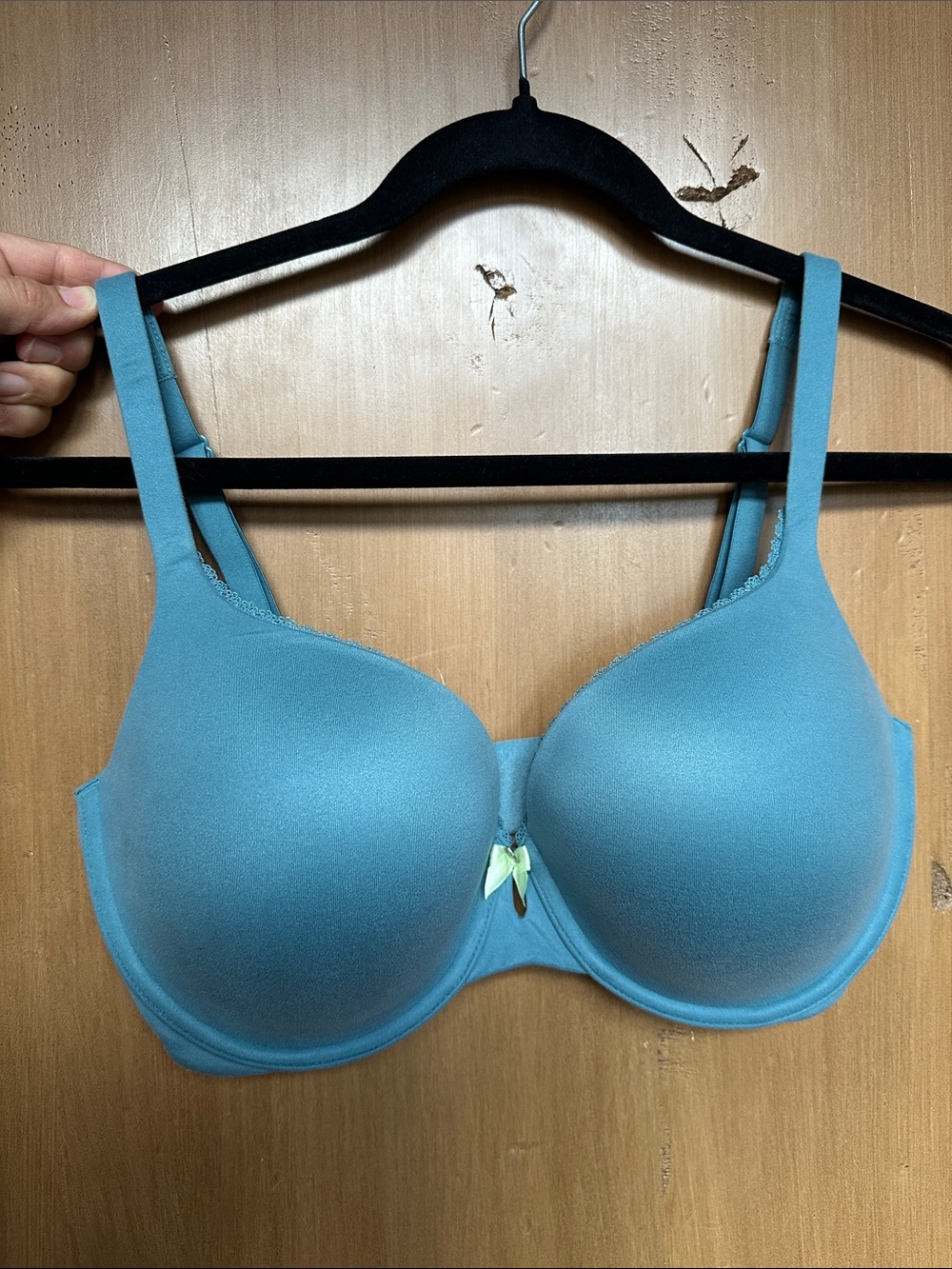 Victoria's Secret Body by Victoria Perfect Shape T-Shirt bras, teal and grey